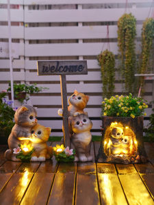 ต้นไม้ตกแต่งสวนสัตว์น่ารักในร่มสำหรับตกแต่งสวนและบ้านสไตล์วิถีชน ตกแต่งด้วยดอกไม้และใบไม้ ทำจากพลาสติกผสม