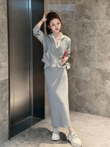 Spring Fashion French Style Elegant Laid-back Skirt Set