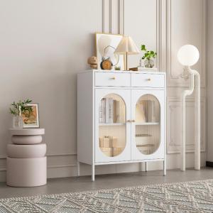 NAIJIA Shoes Cabinet Storage Cabinet Display Cabinet Full Iron Black/White Multi-layer Multipurpose Cream-Colored Metal Shoe Cabinet 鐵皮置物櫃