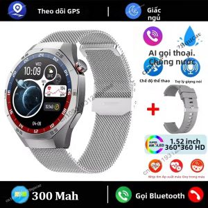Đồng Hồ Thông Minh Watch 5 Pro 2026 Dành Cho Nam GPS NFC Bluetooth Gọi Điện Chống Nước Màn Hình AMOLED Theo Dõi Sức Khỏe Đo Nhịp Tim