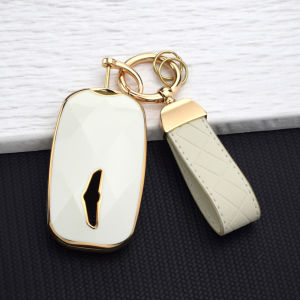 7 Buttons TPU Car Key Bag Case for Hyundai Genesis GV80 GV60 G90 G70 Holder Key Cover Key Chains Auto Accessories