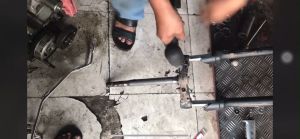 Máy Đục Rung Hơi Khí Nén khắc phục Nồi Côn & Báng Sau Xe Ga Kẹt Cứng