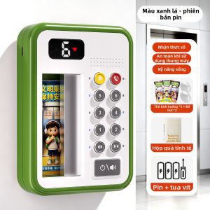 TonGJishi | Đồ Chơi Mô Phỏng Thang Máy Giáo Dục Phát Triển Trí Tuệ Trò Chơi Nhấn