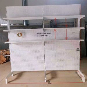 Iron Multifunctional Bookshelf Unit Shelving No Drilling