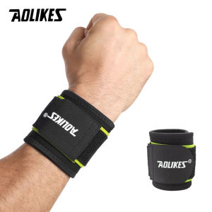 AOLIKES | AOLIKES 1PCS Adjustable Sport Wristband Wrist Brace Wrap Bandage Support Band Gym Strap Safety Sports Wrist Protector Hand Bands