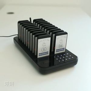 Pager Restaurant Pager Wireless Calling System 1 Keypad Transmitter with 16 Pagers