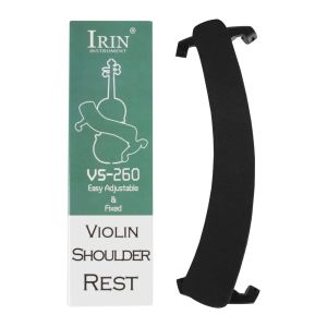 IRIN | IRIN Violin Shoulder Pad 3/4 4/4 Black Fiddle Shoulder Rest Support Detachable Adjustable Instrument Accessories Violin Parts