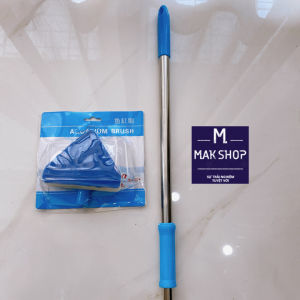 Dụng Cụ Chà Cọ Rửa Vệ Sinh Hồ Cá Bảng Tam Giác 12cm Kéo Dài 90cm Inox Cho Hồ Cá Cảnh Hồ Thủy Sinh