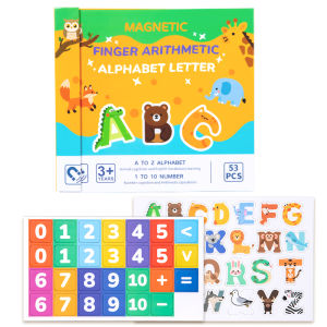 Magnetic Alphabet Montessori-Inspired Preschool STEM Toys finger operations ABC Spelling Game Toddler Learning Early Education