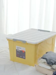 Storage Box Basket Organiser Container Plastic Organizer Bathroom Toilet Kitchen Living Room Modular