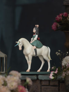 KEME LIFE | Cute Fairy Tale Dream Horse Home Decor Ornament