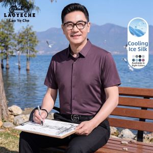 LAOYECHE | Breathable and Cool Mens Short Sleeve Casual Shirt