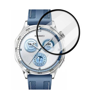 Easy Install Screen Protector For Huawei Watch GT5/GT4/GT3/GT2 46mm 42mm 41mm Full Cover 3D Curved Protective Film For Huawei Watch GT5 46MM Not Glass