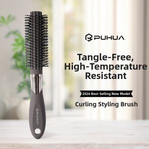 PUHUA | Round Hair Styling Brush Hair Curling Massage Comb