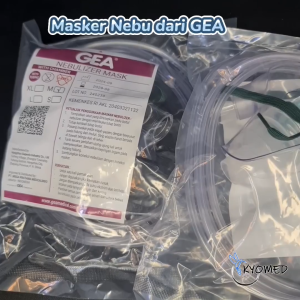 Masker Nebulizer Merk GEA / Masker Nebu / Medical Nebuliser Mask / Masker Uap
