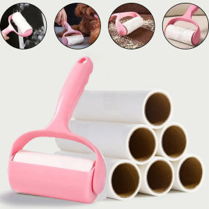Strong Sticky Lint Roller Dust Hair Removal Cover Refillable Remove Clean Bedroom Carpet Hair Fur Dust