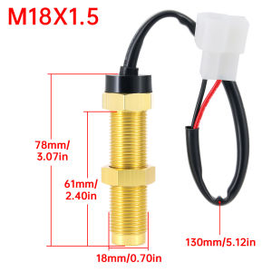 RYSJM | Universal M16 M18 Engine Speed Sensor Tacho Sender Tachometer Sensor For Outboard Inboard Motor Diesel Marine Vehicle
