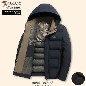 TUCANO | Detachable Hood Warm Winter Jacket for Middle-aged Men