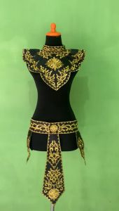 Renda Bordir Hiasan Dada & Ikat Pinggang Aksesoris Tari Adat Kiansantang