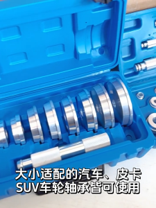 10 Piece Wheel Bearing Installation Tool Bearing Outer Ring Seat Ring Oil Seal Seal Rubber Sleeve Press-in Tool