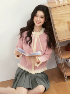 SEIFINI | Butterfly Bow Versatile Chenxi Wind Rich Girl Style Knitted Sweater