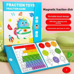 JIFANPAUL | Magnetic Fraction Learning Disk for Grade 3 Math Teaching Aid
