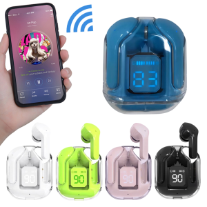 รองรับบลูทูธ5.3หูฟังที่มีเสียงประสิทธิภาพสูง Headphone Stereo จอแสดงผลกำลังไฟ LED หูฟังแสดงผลดิจิตอลสำหรับกีฬากลางแจ้ง