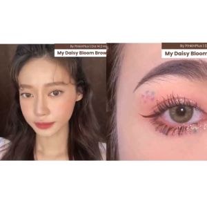 OLALILA Softlens My Daisy Bloom Brown Natural Lens 14.2mm by Pinkin Plus Minus & Normal