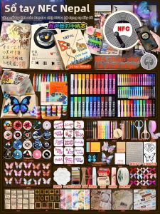 Art Collage Creation Tools Set Box