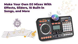 VTech Kidi Star DJ Mixer Pro (Age 5 to 15+ Year) Turntable Midi Piano Keys Notes / AppleBear