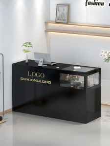 With Glass Bar Cashier Cabinet for Accessories Clothing Store Beauty Salon Paint Front Desk Customization Nakajima Cabinet Side Cabinet
