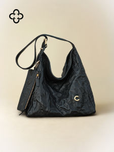 Capacious Imported Italian Leather Tote Bag