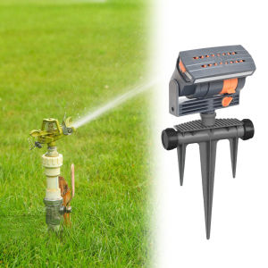 Adjustable Oscillating Sprinkler Garden Sprinkler Nozzle Watering System Adjustable Water Flow Rate Watering Sprayer for Lawn
