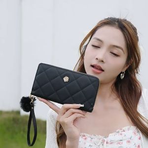 1587 ( READY STOCK ) WALLET LONG ZIP PURSES  EU FASHION HOUSE