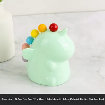 Creative Stainless Steel Unicorn Fruit Fork Cute Home Use Luxury Sense Exquisite Children Safety Fork Durable Dining Utensils