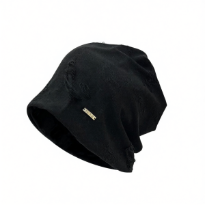 Wasteland Vintage Hole Metal Label Hat
