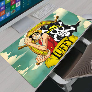 Bandai | Mouse Pad One Piece Luffy Gaming Gamer Large Keyboard NonSlip Rubber Computer Carpet Desk Mat PC Gamer MousePad Youth Gifts
