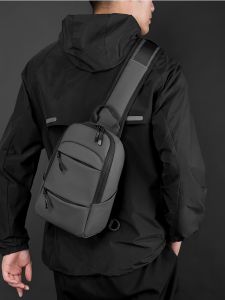 Balo Đựng Máy Tính Bảng Nam Dung Tích Lớn 10 Inch Balo Đeo Vai Đơn Bằng Nylon Chống Thấm Nước Balo Đeo Trước Ngực Cho Hoạt Động Ngoài Trời