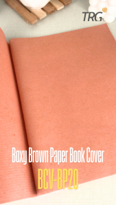 TRG Sampul Buku Tulis Kertas Boxy Coklat BCV-BP20 SIDU Big Boss 42 50 Lembar Isi 20 Brown Paper Book Cover