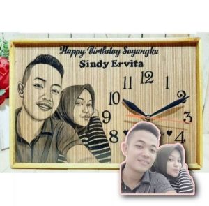 Bingkai Foto Jam Custom Kado Ulang Tahun Kado Anniversary Kado Wisuda Kado Pernikahan Kado Sahabat Kado Pacar Kado Valentine Jam Dinding Unik