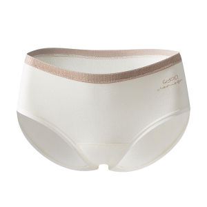 MiiOW | Pure Cotton Antibacterial Womens Underwear Breathable Seamless Comfortable Triangle Panties Mid-Waist Design Youth Suitable