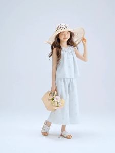 MUCMUKN | Mint Breeze High Density Cotton Girls Summer Set