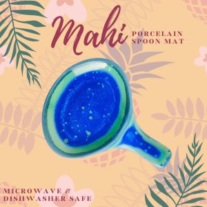 MAHI Porcelain Spoon Mat | Piring Sendok | Piring Sumpit
