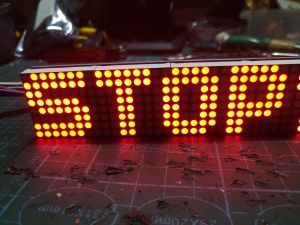 lampu stop Vario running teks merah