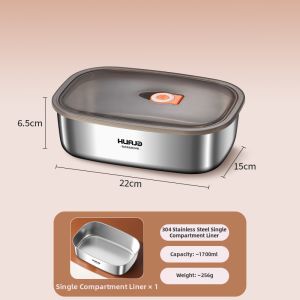 HUAJIDA | Vacuum Sealed 304 Stainless Steel Lunch Box