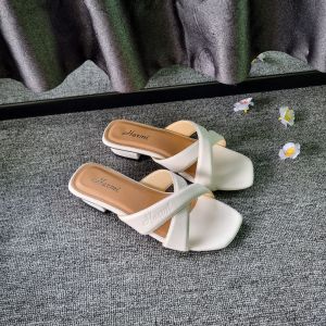 Sendal Wanita Hak 3 cm Nonselip Ringan Elegan Cocok Dipakai Acara Apapun>Harmi>WX