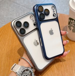 For RedmiK90 ProMax Electroplated Border Shell Slim Casing For Redmi K90 Pro Max K 90 K90pro Max 5G Phone Case Luxury Matte Transparent Hard Back Cover