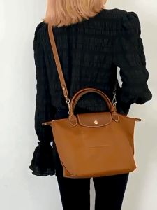 Longchamp bag original Le Pliage【short handle S】Tote bag Shopping Bag water proof foldable (Top-handle Bags)