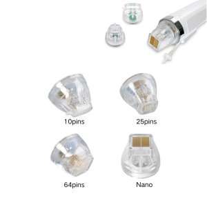 Disposable RF Micro Needle Gold Cartridge 10/25/64 pins Insulated For Fractional RF Microneedle Machine Replacement Facial Care