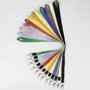 10 pcs durable lanyard with swivel hook flat neck design for ID badge holders and name tags
